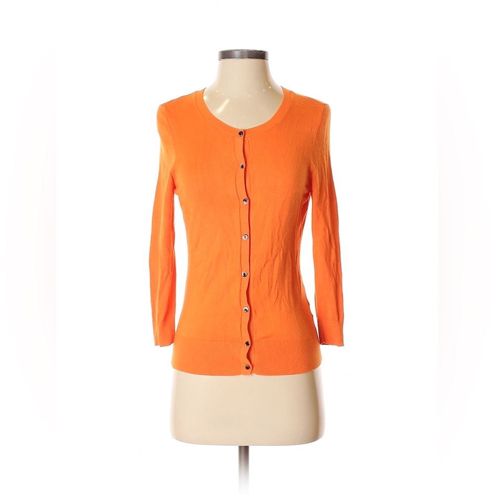 Orange cardigan